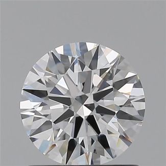 0.81 Carat Round D VVS2 EX GIA Natural Diamond