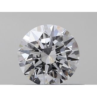 0.33 Carat Round D IF EX GIA Natural Diamond