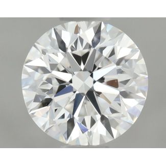 0.6 Carat Round F VS1 EX VG GIA Natural Diamond