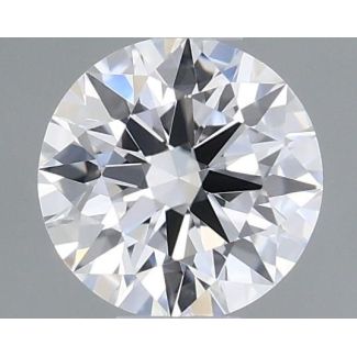 0.33 Carat Round D VVS1 EX GIA Natural Diamond