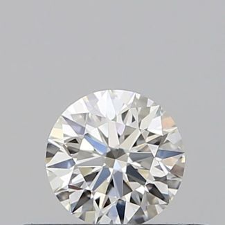 0.31 Carat Round H IF EX GIA Natural Diamond