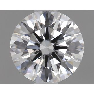 0.6 Carat Round E SI1 EX GIA Natural Diamond