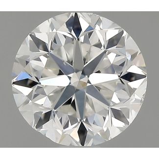 0.9 Carat Round H SI1 GD EX GIA Natural Diamond