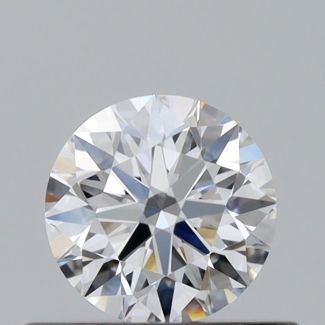 0.37 Carat Round E VVS1 EX GIA Natural Diamond