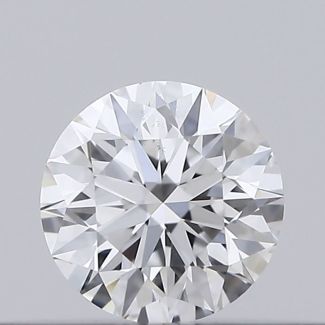 0.18 Carat Round D VS2 EX GIA Natural Diamond