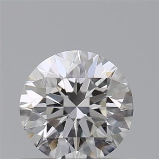 0.51 Carat Round F VS1 EX GIA Natural Diamond