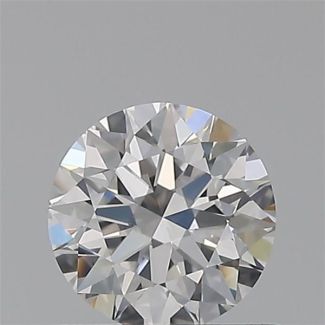 0.55 Carat Round F SI1 EX GIA Natural Diamond