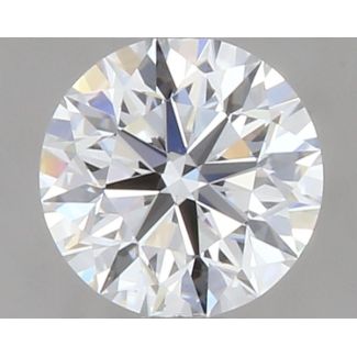 0.4 Carat Round F VS1 EX GIA Natural Diamond