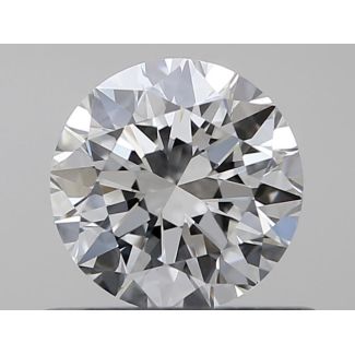 0.5 Carat Round H VS1 EX VG GIA Natural Diamond