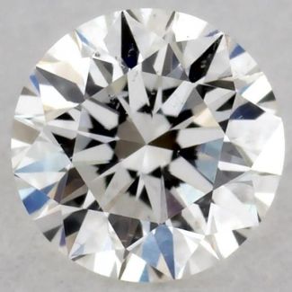 0.24 Carat Round I SI1 EX VG GIA Natural Diamond