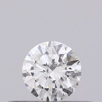 0.23 Carat Round F SI1 EX VG GIA Natural Diamond