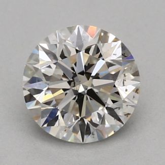 0.3 Carat Round H SI1 EX GIA Natural Diamond