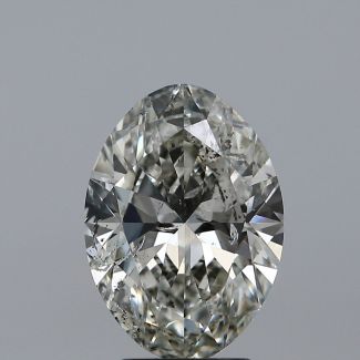 3.01 Carat Oval J SI2 - EX GIA Natural Diamond