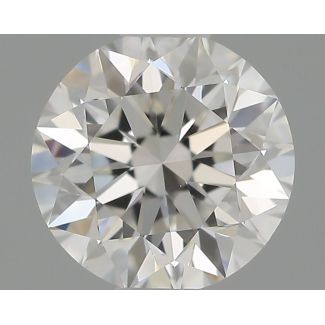 0.5 Carat Round F VVS1 VG EX GIA Natural Diamond