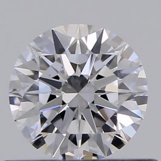 0.41 Carat Round D VS1 EX GIA Natural Diamond