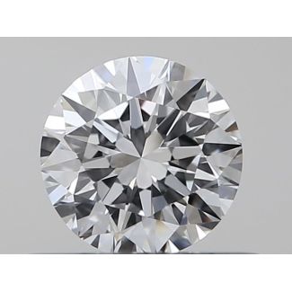 0.35 Carat Round D VVS1 EX GIA Natural Diamond