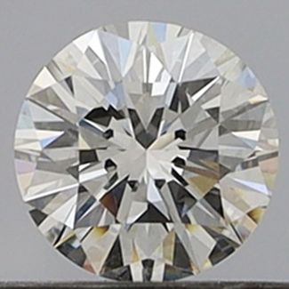 0.4 Carat Round D VVS2 VG EX GIA Natural Diamond