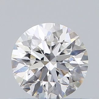 0.52 Carat Round F VS2 EX GIA Natural Diamond