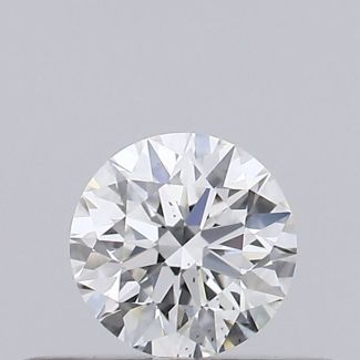 0.25 Carat Round E SI1 EX GIA Natural Diamond