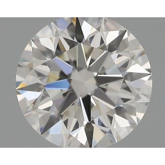 0.51 Carat Round G VVS1 EX IGI Natural Diamond