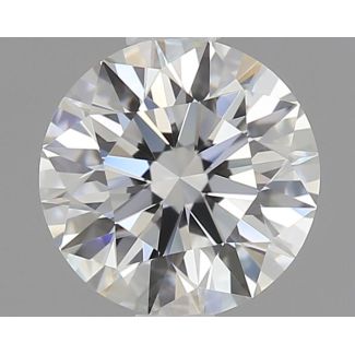 0.67 Carat Round H IF EX GIA Natural Diamond