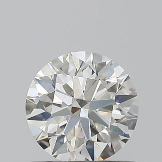 0.6 Carat Round H VS1 EX IGI Natural Diamond