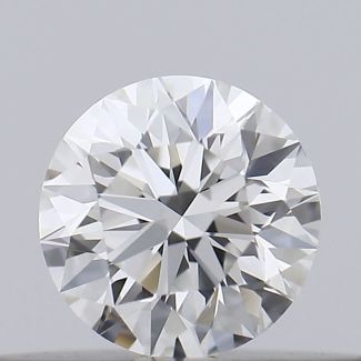 0.2 Carat Round F VVS2 EX VG GIA Natural Diamond