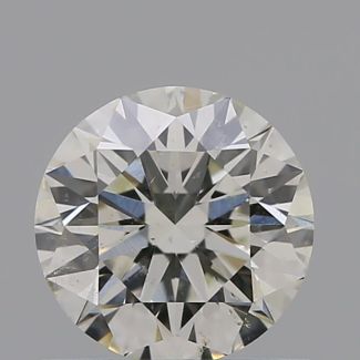 0.60 Carat Round J SI1 VG EX GIA Natural Diamond