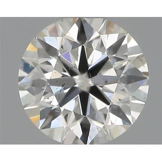 0.32 Carat Round H SI1 EX IGI Natural Diamond