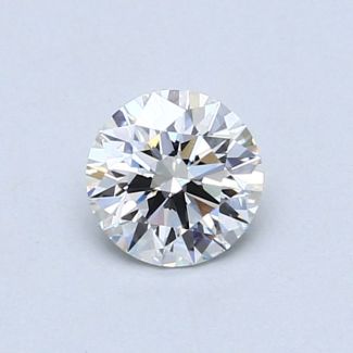 0.54 Carat Round D VVS1 EX GIA Natural Diamond