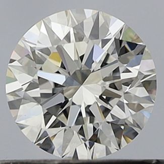 0.57 Carat Round F IF EX GIA Natural Diamond