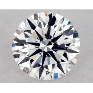 0.35 Carat Round G VVS2 EX VG GIA Natural Diamond