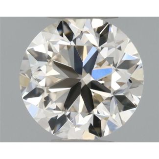 0.5 Carat Round Faint Brown VVS2 GD EX VG GIA Natural Diamond