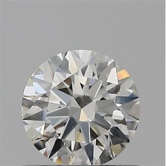 0.50 Carat Round H VS2 EX GIA Natural Diamond