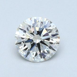 0.71 Carat Round I VVS1 EX VG GIA Natural Diamond