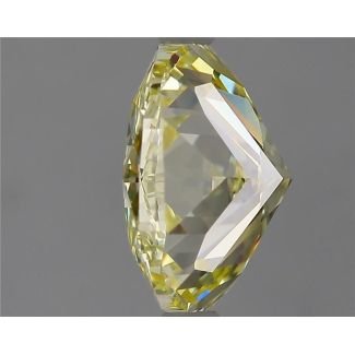 3.17 Carat Cushion Brilliant Fancy Light Yellow VVS2 - EX VG GIA Natural Diamond