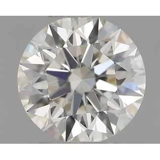 0.32 Carat Round H VVS1 EX IGI Natural Diamond