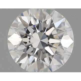 0.32 Carat Round D VVS2 EX GIA Natural Diamond