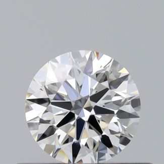 0.34 Carat Round G IF EX GIA Natural Diamond