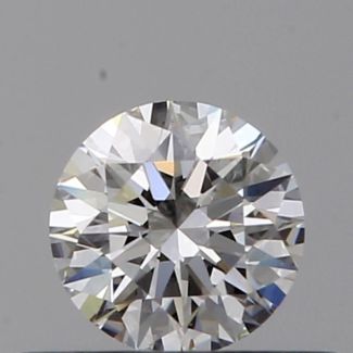 0.30 Carat Round F VVS2 EX GIA Natural Diamond