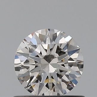 0.57 Carat Round H VS2 EX GIA Natural Diamond