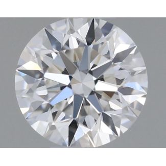 0.35 Carat Round F VVS1 EX GIA Natural Diamond