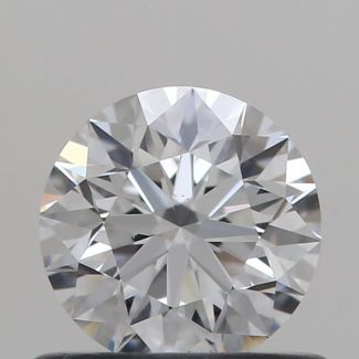 0.58 Carat Round D VS1 EX GIA Natural Diamond