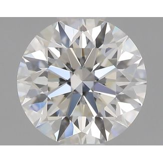 0.55 Carat Round H IF EX GIA Natural Diamond