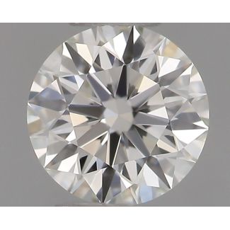 0.3 Carat Round H VVS2 EX IGI Natural Diamond