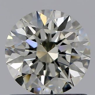 0.82 Carat Round K VVS1 EX GIA Natural Diamond