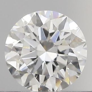 0.40 Carat Round F SI2 VG EX GIA Natural Diamond