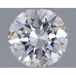 0.3 Carat Round D SI1 VG EX GIA Natural Diamond