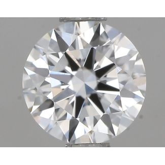 0.70 Carat Round G VS2 EX GIA Natural Diamond