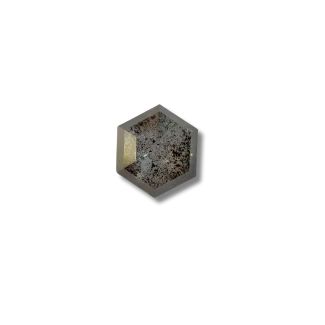 2.44 Carat Hexagonal Gray - GD NONE Natural Diamond